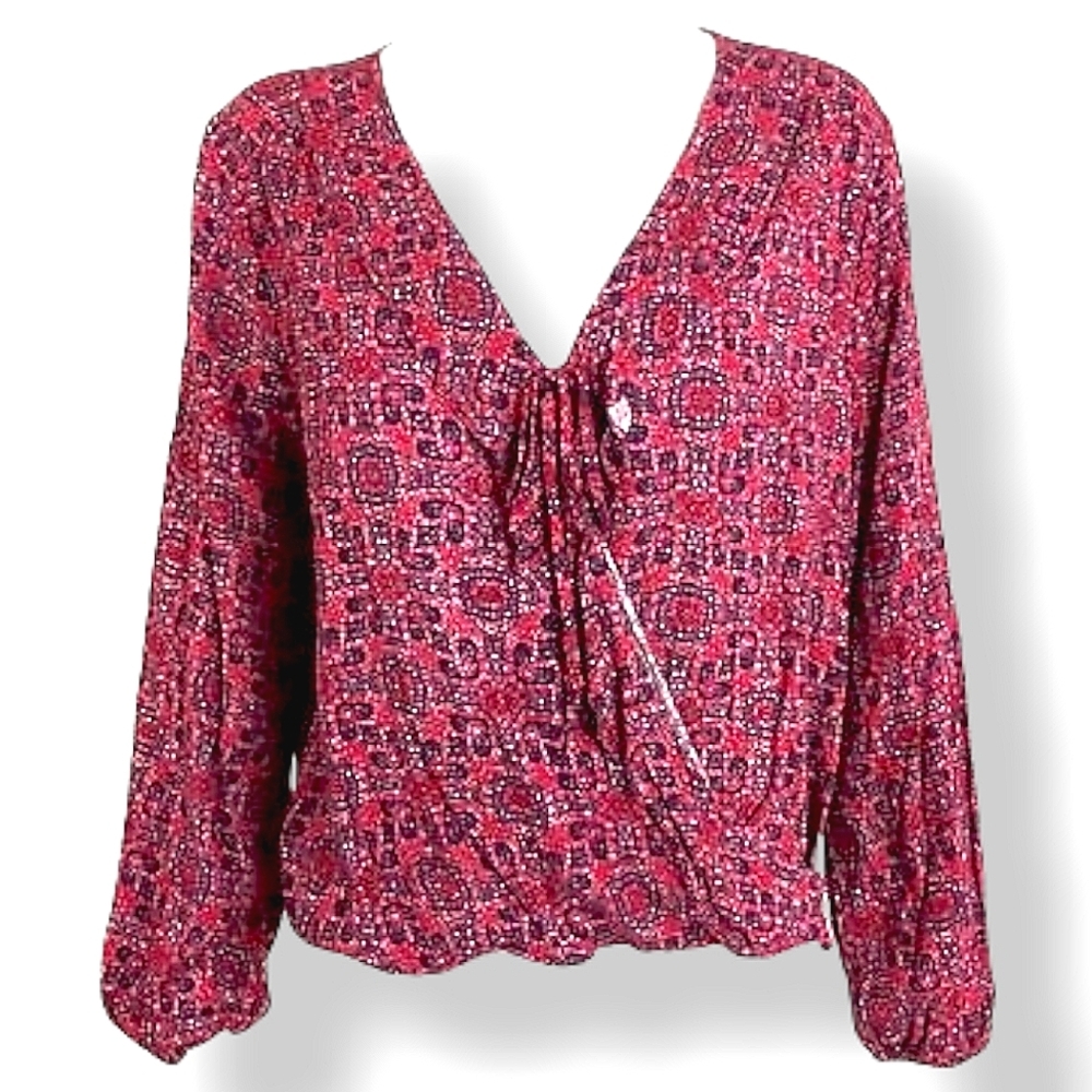 NWT Mossimo XXL Muted Red Blouse